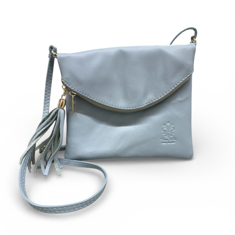 Vera Pelle | Light Blue Crossbody